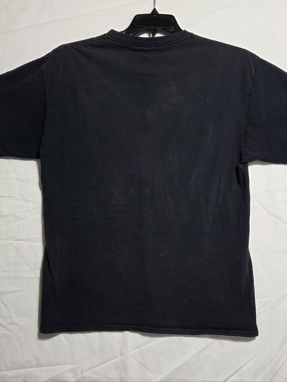 Lucky Brand Black Short Sleeve Crewneck Tee, Shamrock Skull